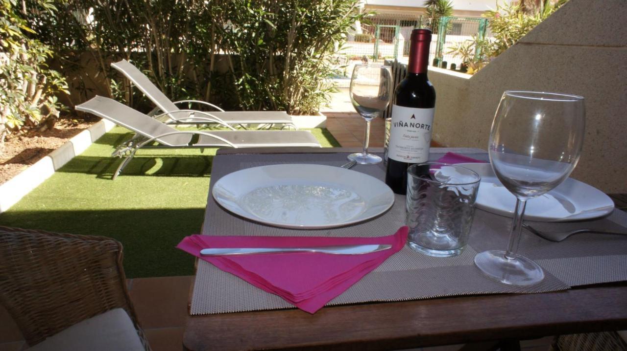 شقة Apartamento Con Jardin Y Piscina En El Balancon El Médano المظهر الخارجي الصورة