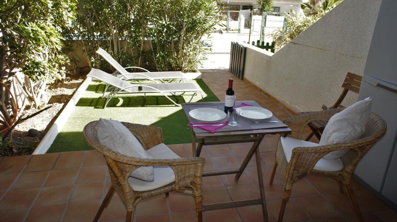 شقة Apartamento Con Jardin Y Piscina En El Balancon El Médano المظهر الخارجي الصورة